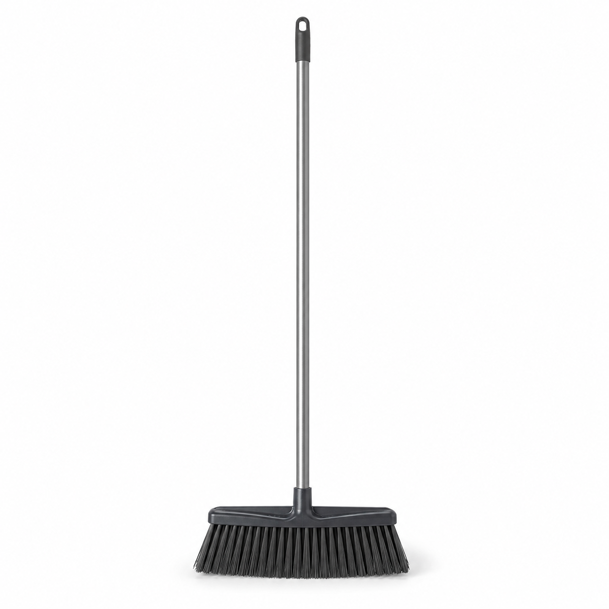 Balai extérieur en fibres rigides anthracite 32 cm