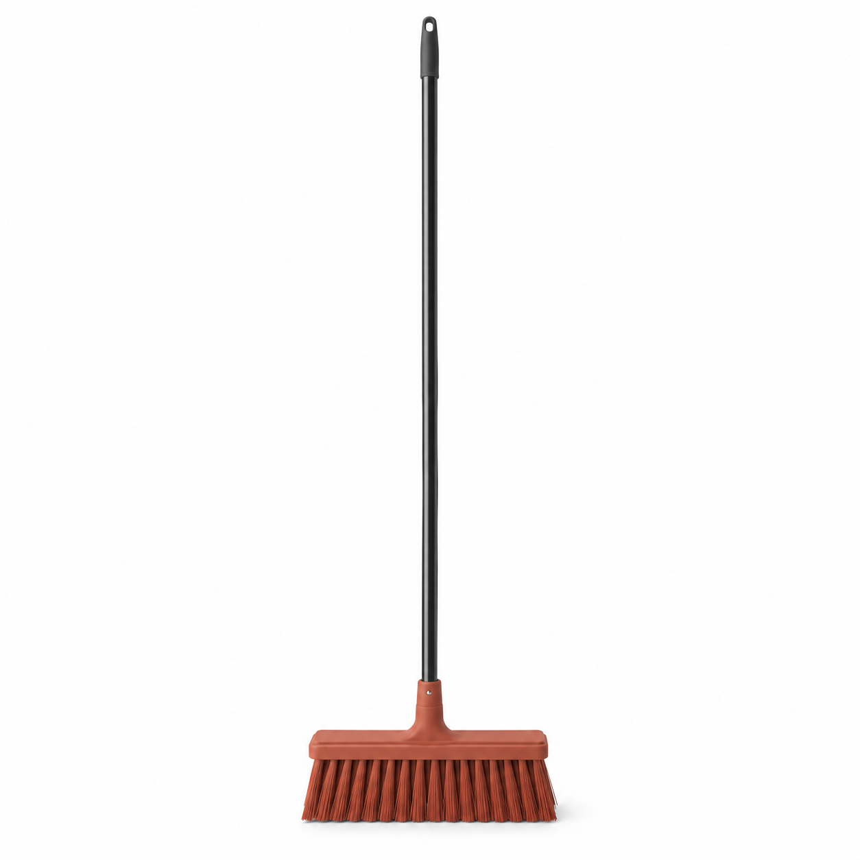 Balai terrasse en fibres résistantes terracotta 38 cm