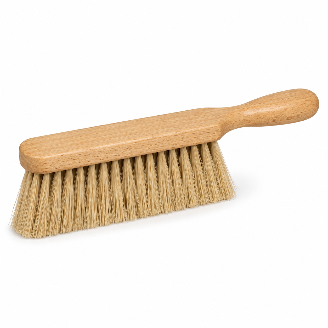 Balayette de table en bois de hêtre naturel 18 cm