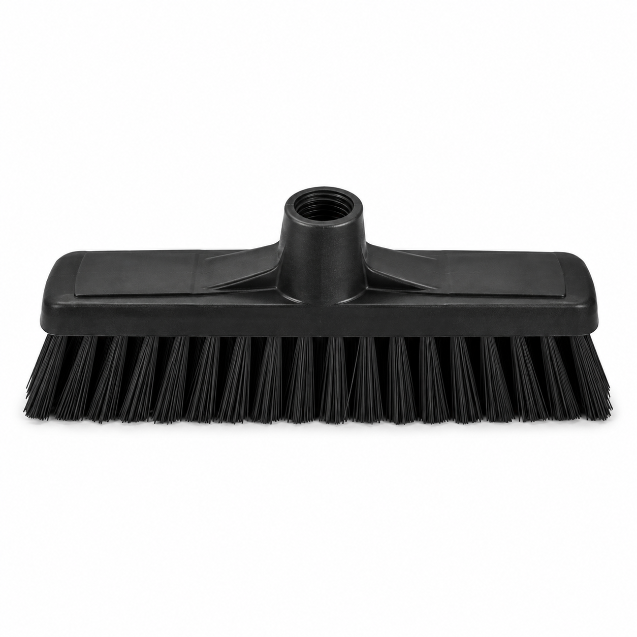 Tête de balai extérieur en fibres rigides noire 30 cm