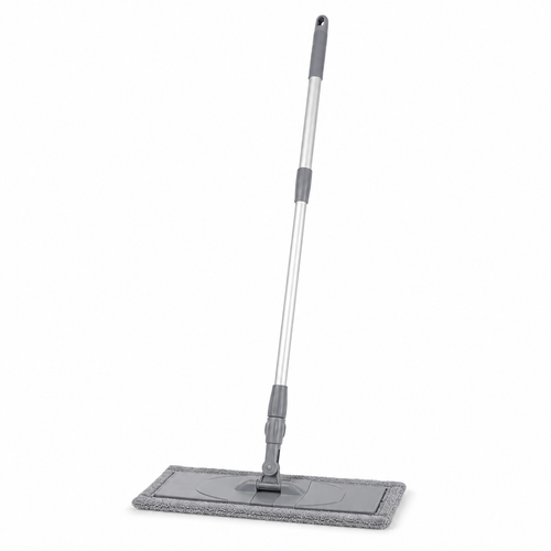 Balai à plat microfibre pivotant gris 40 cm