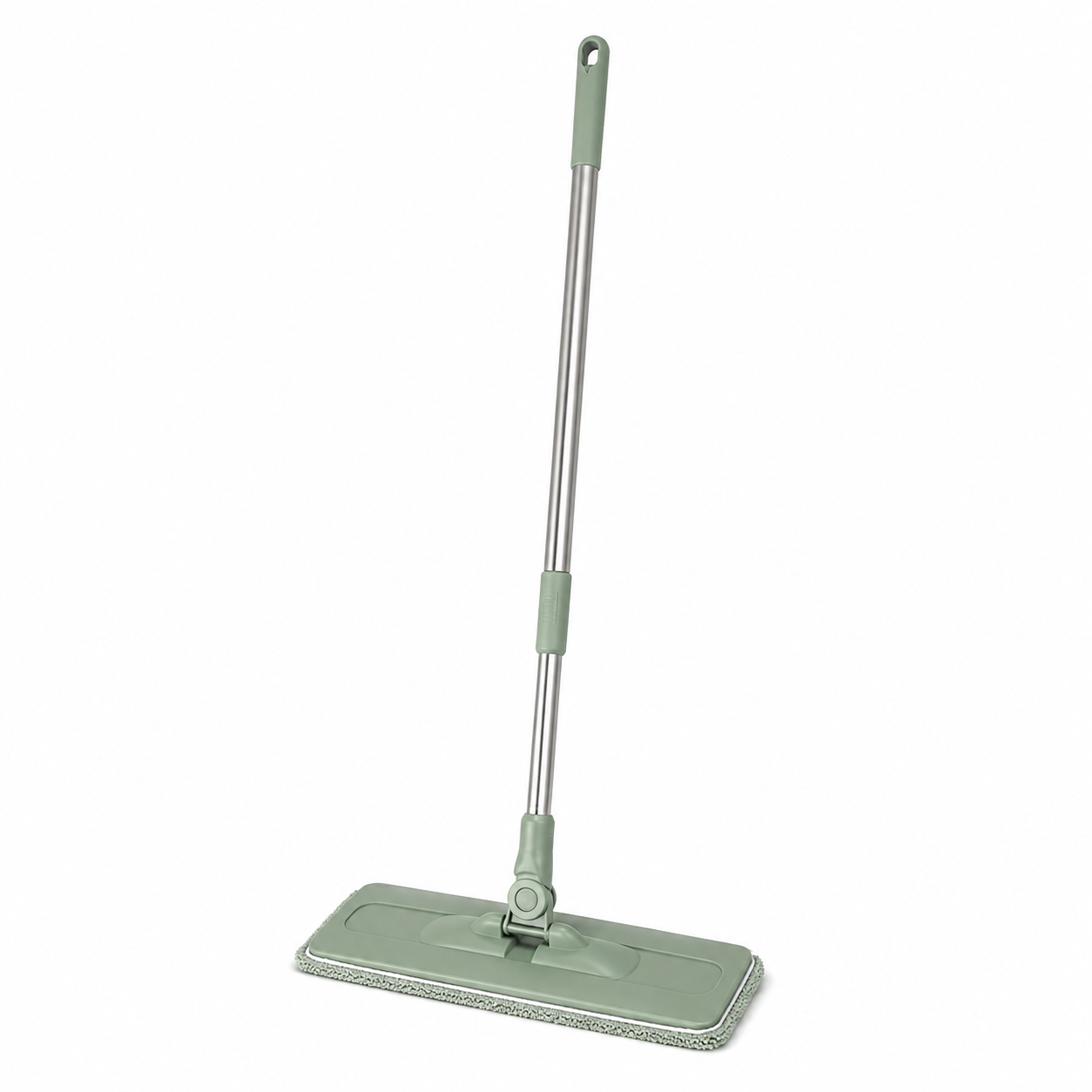 Balai lave-sol plat compact vert sauge 33 cm