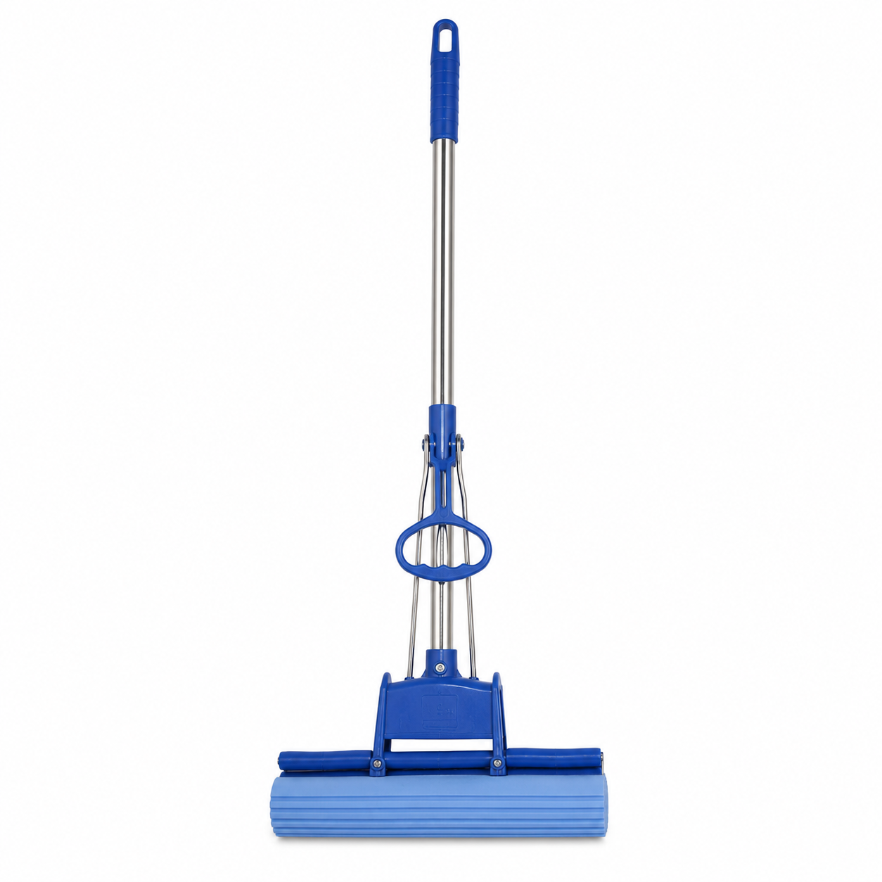 Balai-éponge absorbant avec levier bleu 28 cm