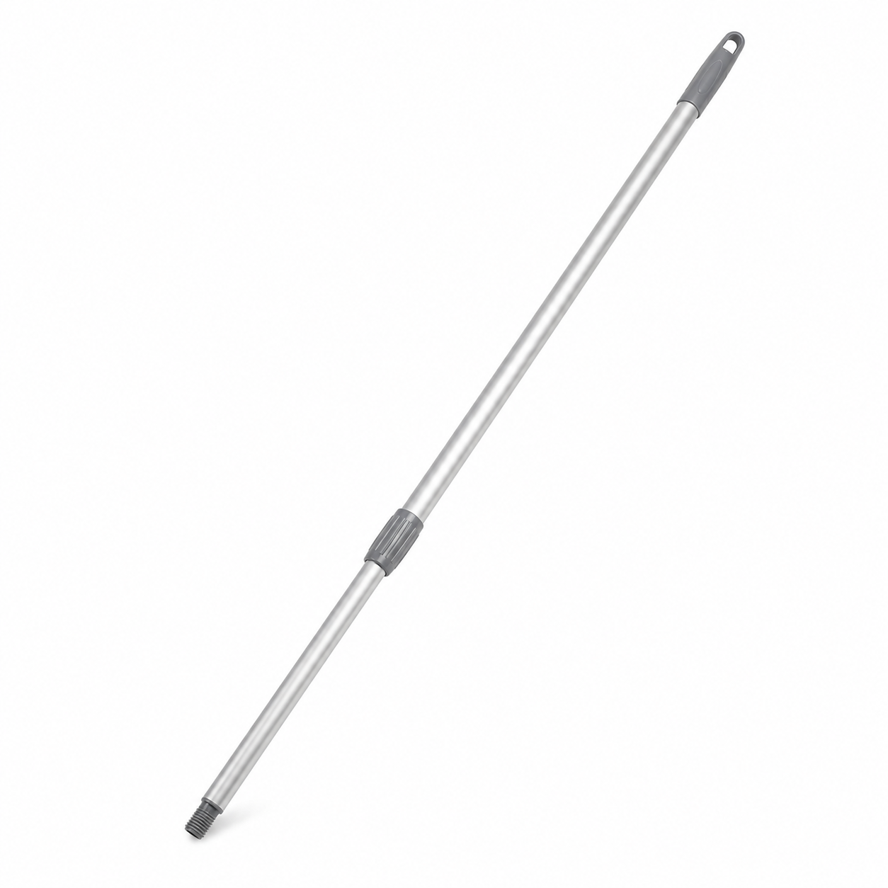 Manche télescopique en aluminium gris 80 à 140 cm