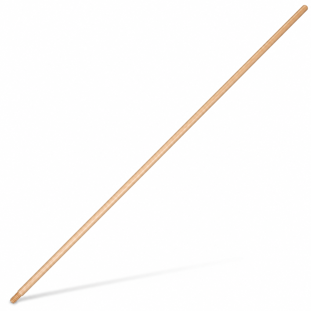 Manche en bois verni pour balai 130 cm