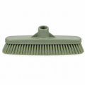 Brosse lave-pont vert sauge à fibres mi-rigides 28 cm