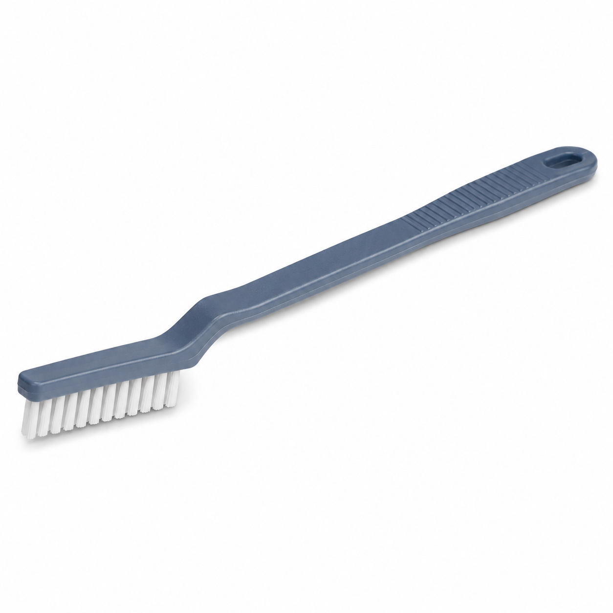 Brosse à joints avec poignée fine bleu ardoise 24 cm