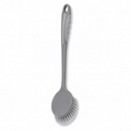 Brosse pour baignoire avec manche ergonomique gris 38 cm