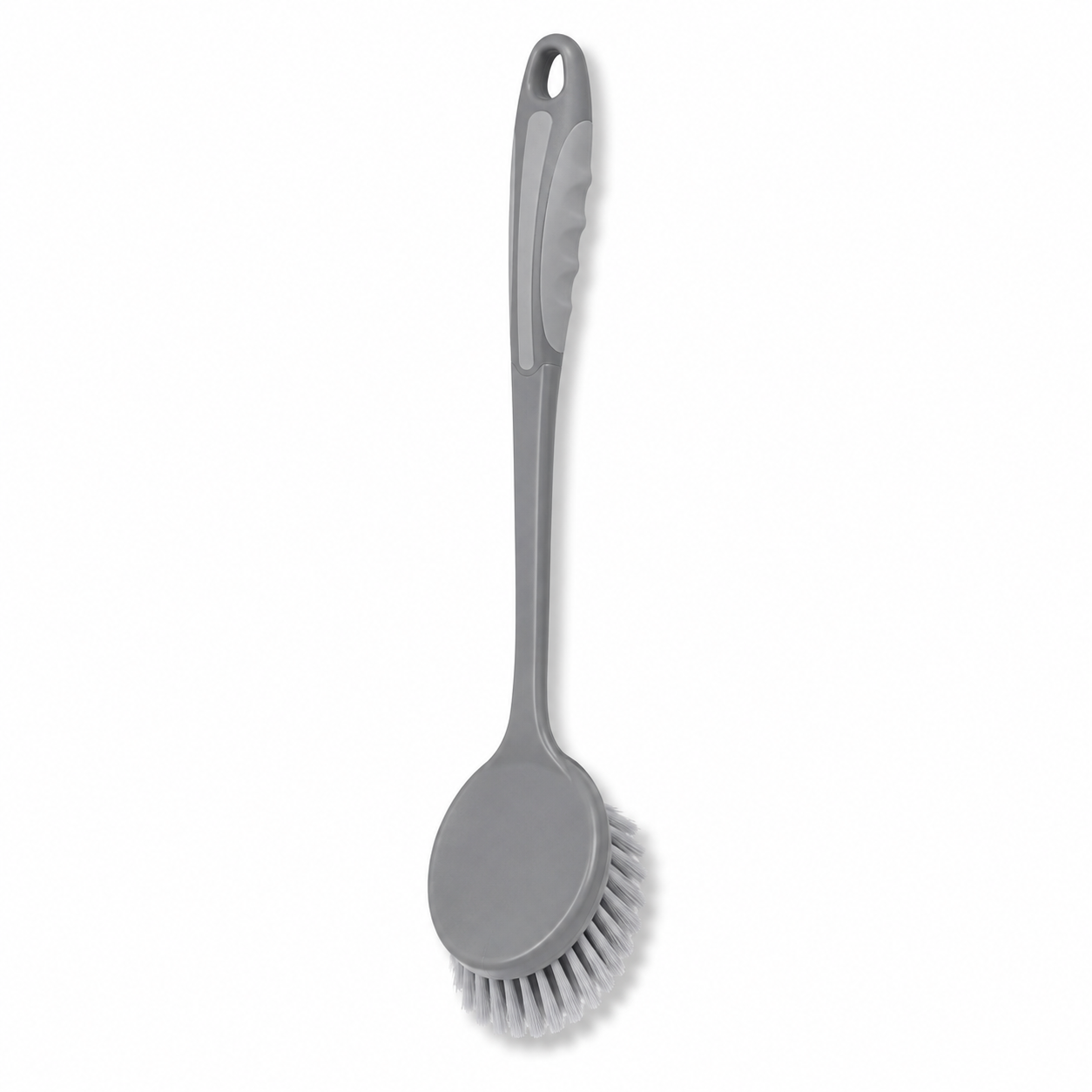 Brosse pour baignoire avec manche ergonomique gris 38 cm