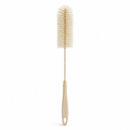 Brosse pour bouteilles en fibres souples beige 35 cm
