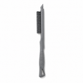 Brosse étroite pour rails et rainures grise 17 cm
