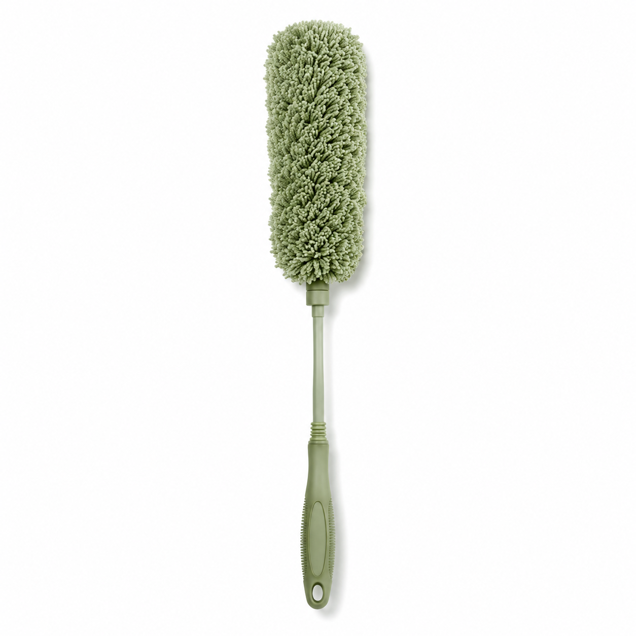 Plumeau compact en microfibre vert sauge 45 cm