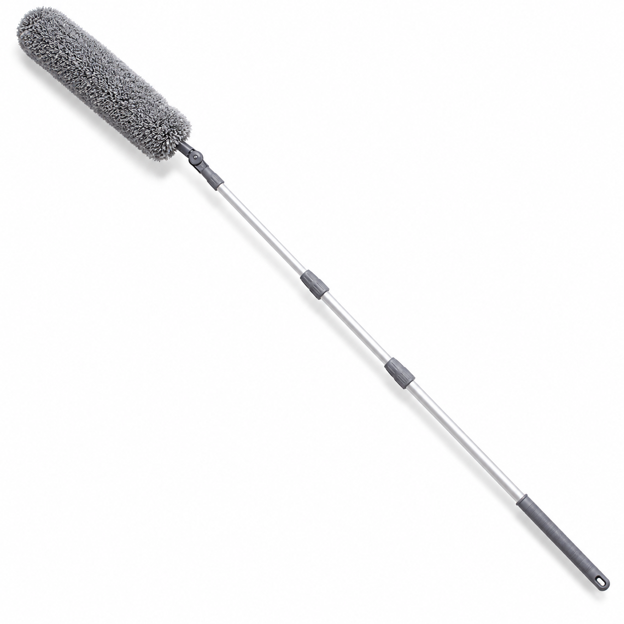 Plumeau long pour plafonds gris 150 à 250 cm