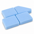 Lot de 4 éponges douces pour surfaces fragiles 12x8 cm