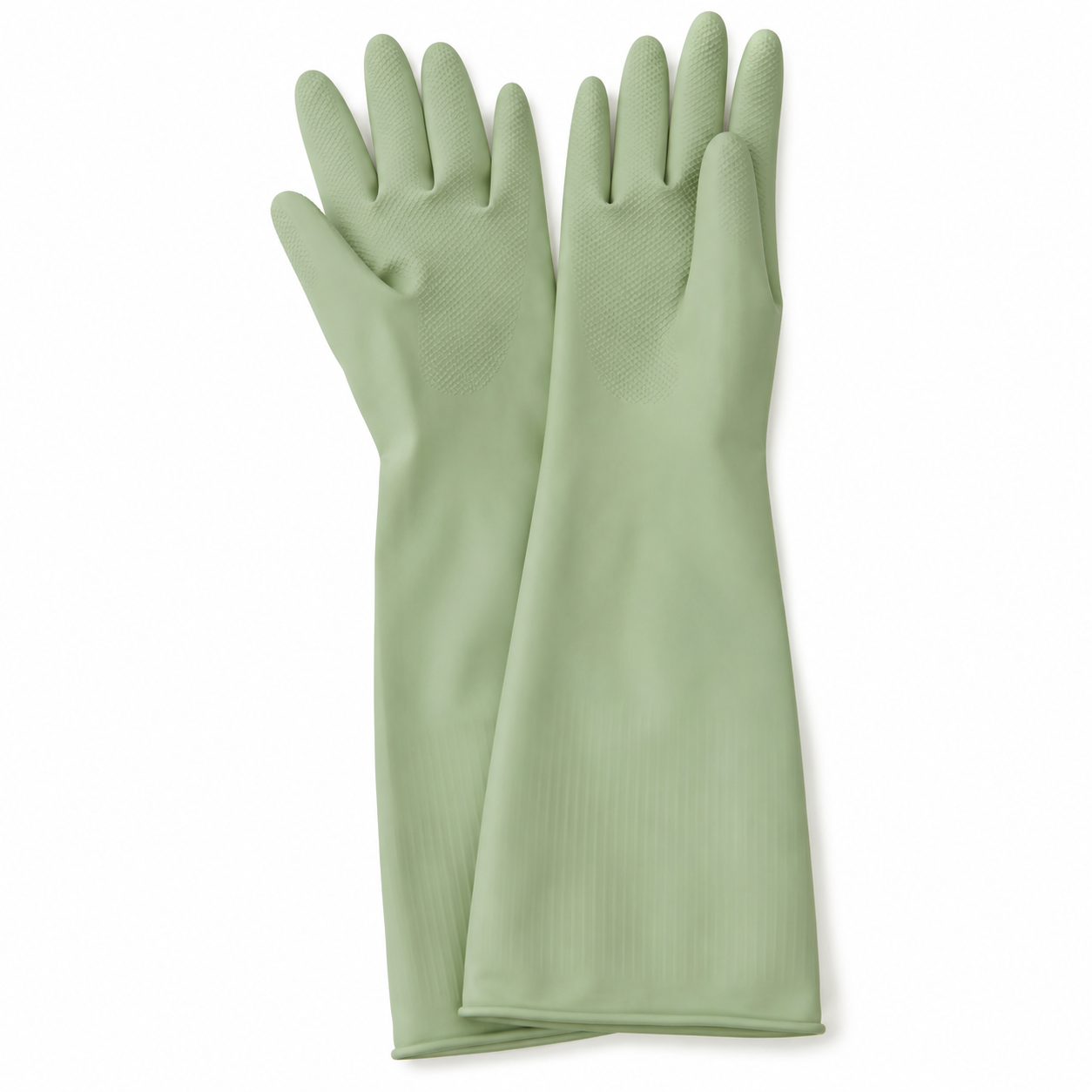Gants de ménage longs vert sauge taille M
